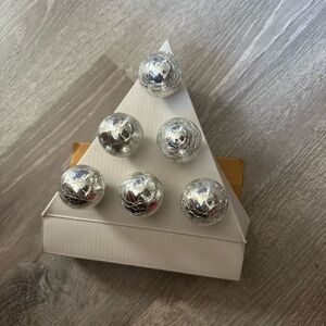 Silver Glass Door Knobs